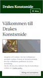 Mobile Screenshot of drakeskonstsmide.se