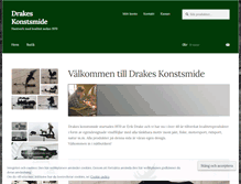 Tablet Screenshot of drakeskonstsmide.se